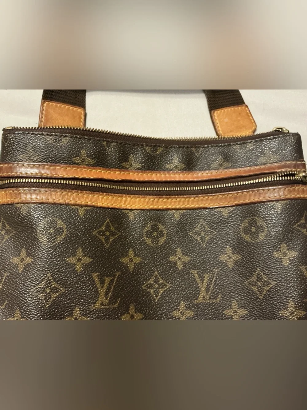 Louis Vuitton Brown Messenger Monogram Crossbody Messenger Bag